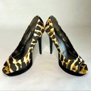 Just Fabulous Leopard Peep Toe Platform Pumps (9)